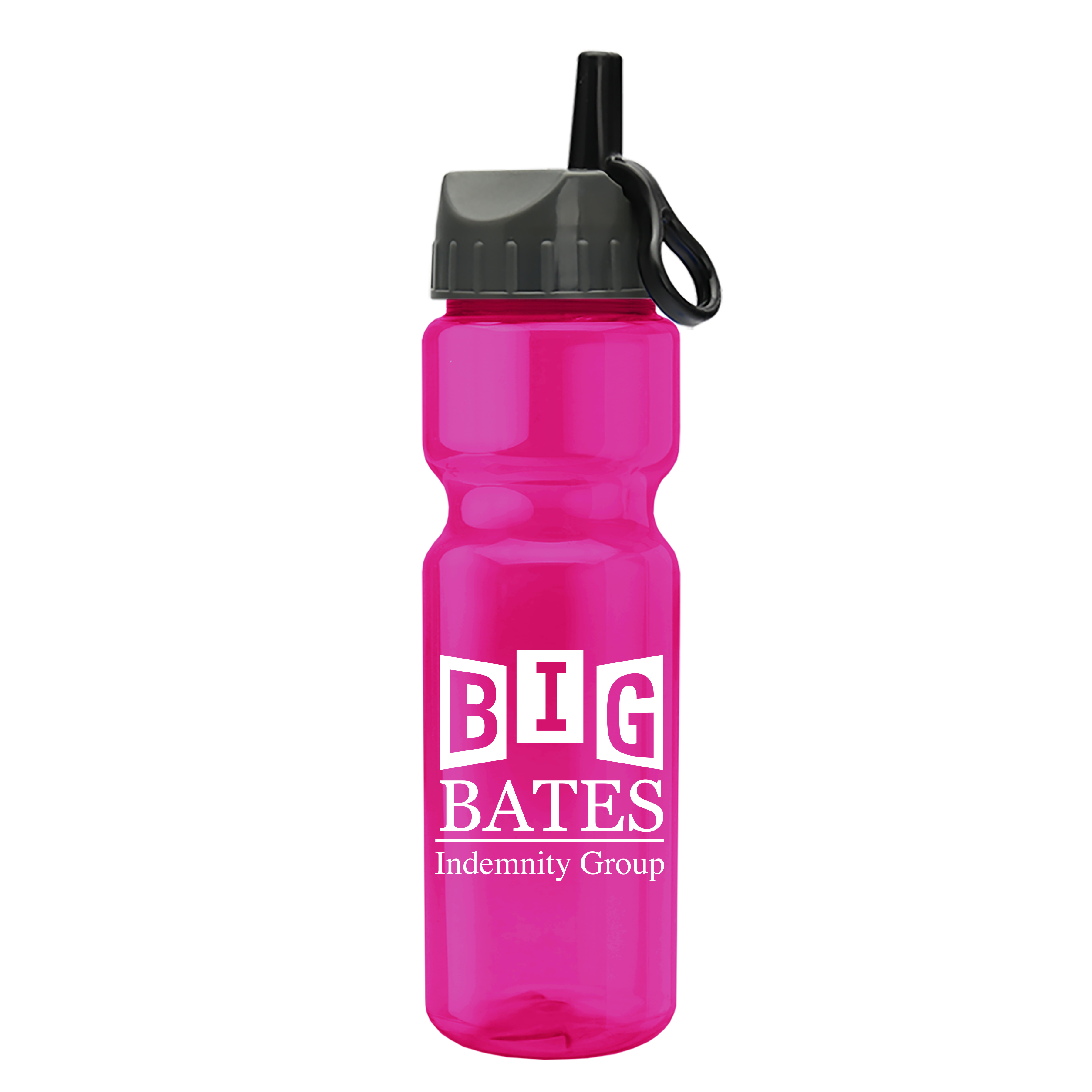 Champ Bottle with Ring-Straw Lid - 28 oz.